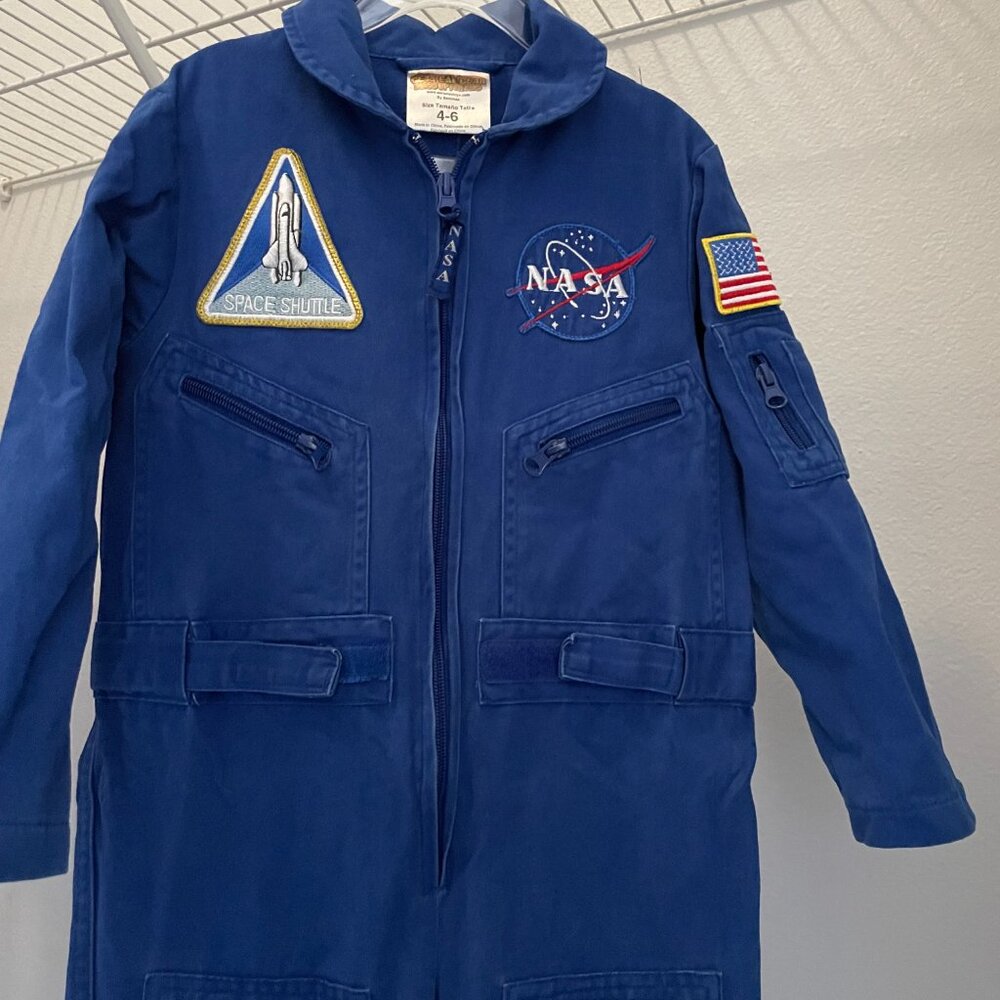 NASA Logo - Astronaut Youth Jr.Flight Suit (Costume) Size: 4/6